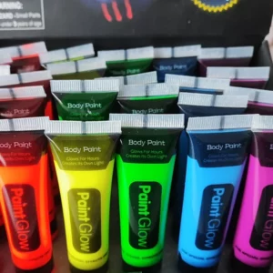 Glow body paint